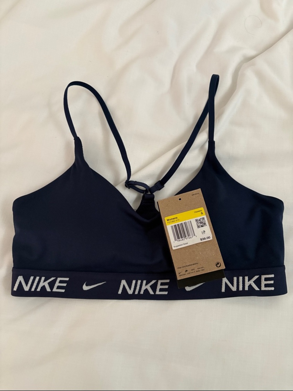 Nike navy sports bra